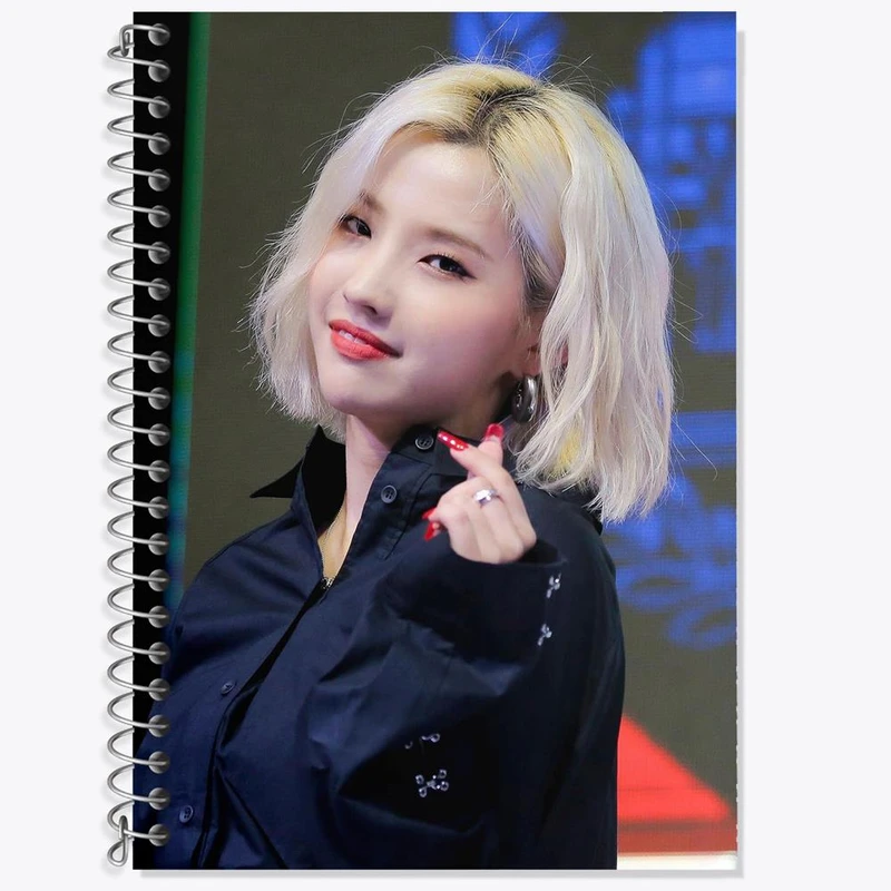 دفتر لغت 50 برگ خندالو مدل سویون گروه جی آیدل GIdle کد 19576