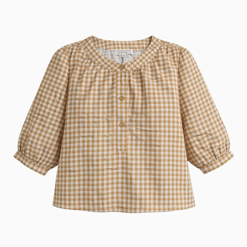 بلوز آستین بلند یقه گرد زنانه مدل 344