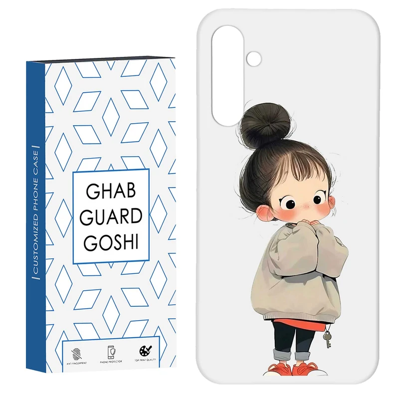 کاور قاب گارد گوشی طرح دختر ملوس کد Dimo-956 مناسب برای گوشی موبایل سامسونگ Galaxy S23 Fe