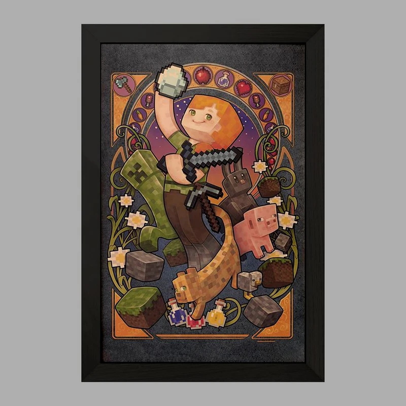 تابلو خندالو مدل بازی ماینکرافت Minecraft  کد 23244