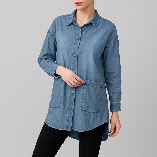 تخفیف تونیک زنانه اسمارا مدل جین کد IAN 442665