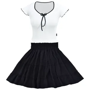 ست بلوز و دامن زنانه دل آویز مدل H345