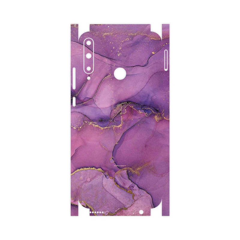 برچسب پوششی ماهوت مدل Purple Marble-FullSkin مناسب برای گوشی موبایل هوآوی Y7p
