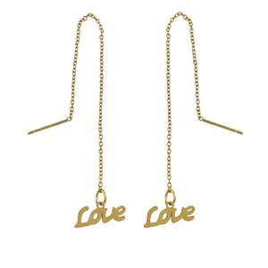 گوشواره زنانه مدل عشق کد ZC965