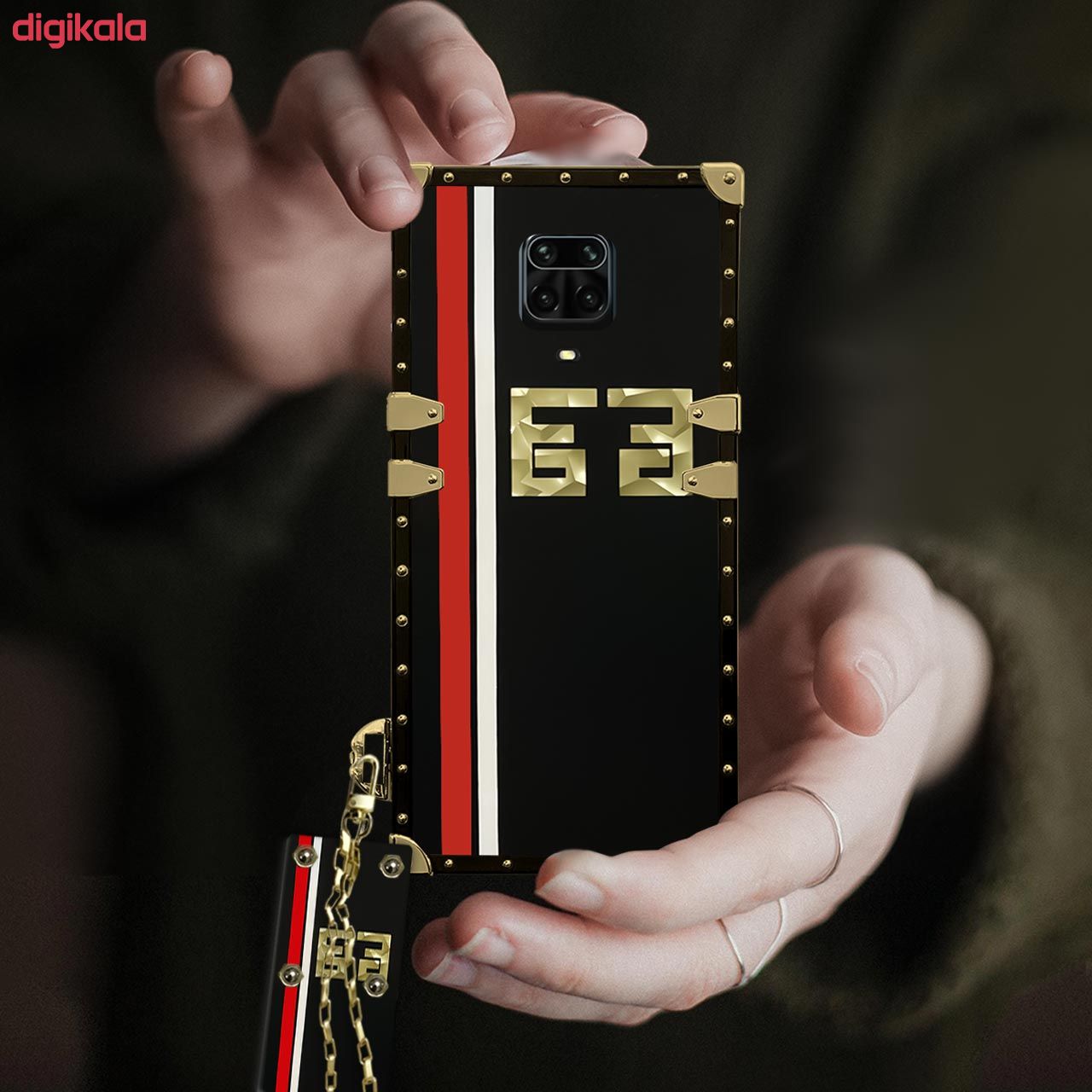 کاور مدل صندوقی کد 0017 مناسب برای گوشی موبایل شیائومی Redmi Note 9s/ Redmi Note 9 Pro/ Redmi Note 9 Pro Max به همراه آویز main 1 5