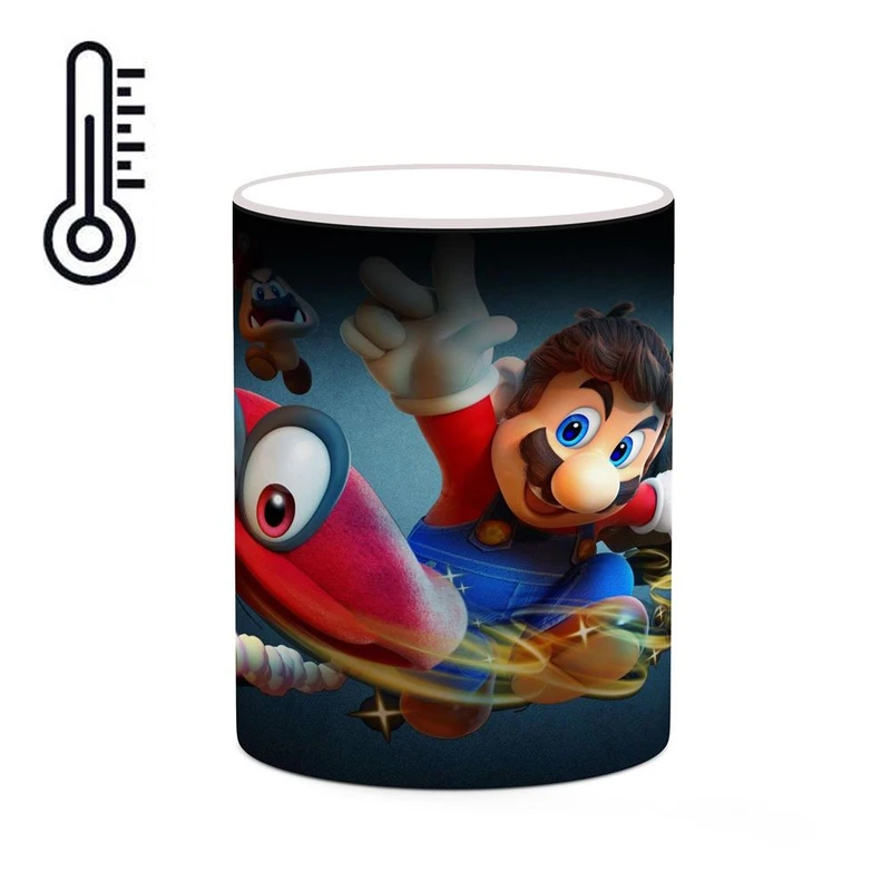 ماگ حرارتی کاکتی مدل بازی سوپر ماریو Super Mario Odyssey کد mgh30599