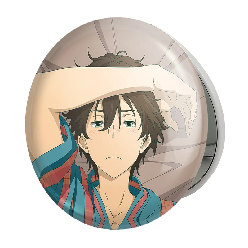 آینه جیبی خندالو طرح اورکی انیمه هیوکا Hyouka مدل تاشو کد 17074 