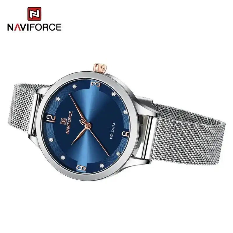 ساعت مچی عقربه ای زنانه نیوی فورس مدل NF5023SBE