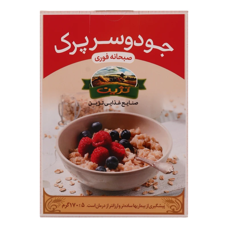 جو دو سر پرک صبحانه فوری تژین - 170 گرم