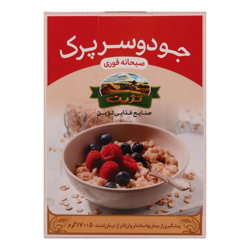 جو دو سر پرک صبحانه فوری تژین - 170 گرم
