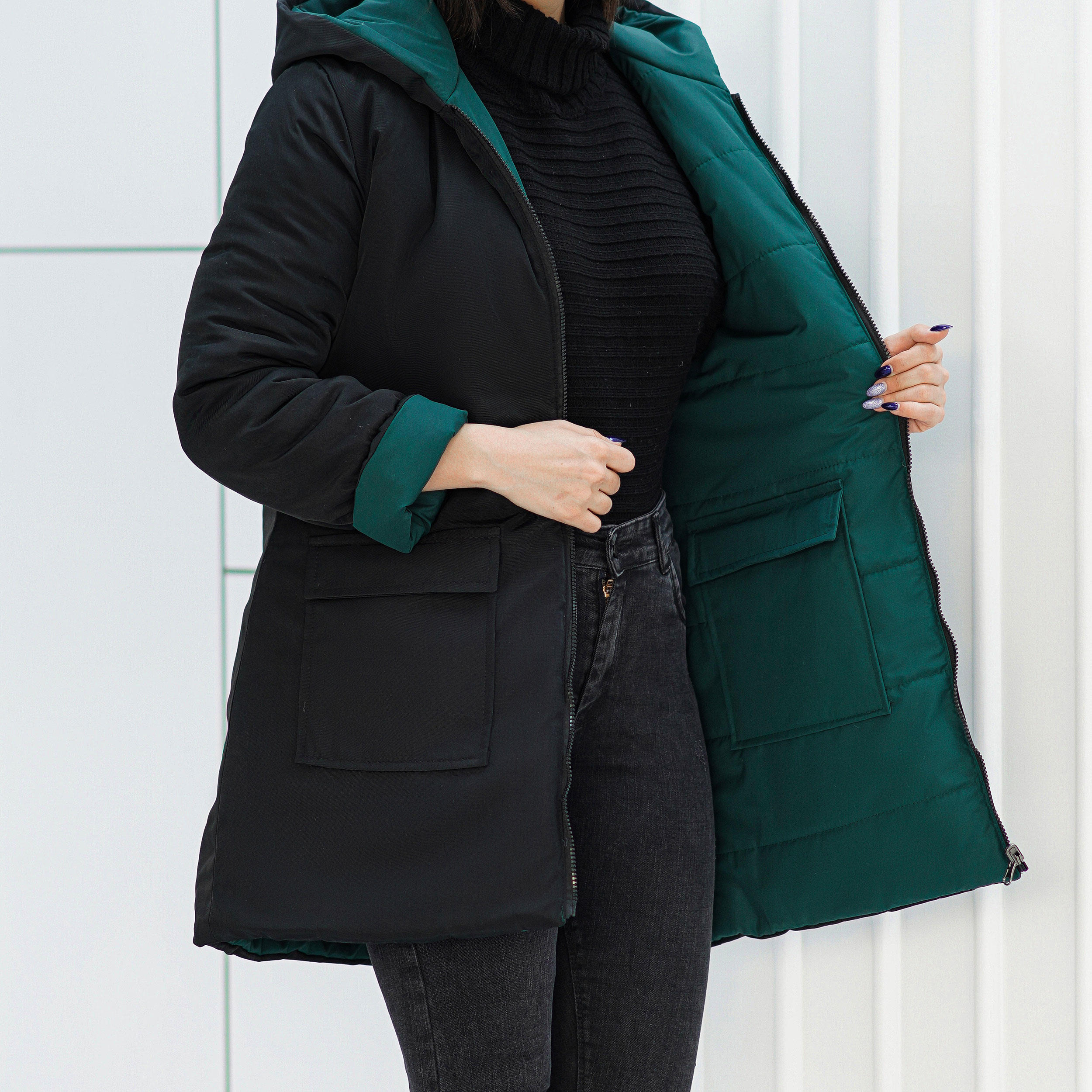 کاپشن زنانه السانا مدل هاینا کد 162593