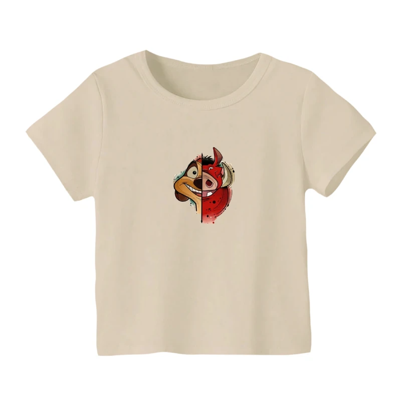 تی شرت آستین کوتاه بچگانه مدل تیمون و بومبا