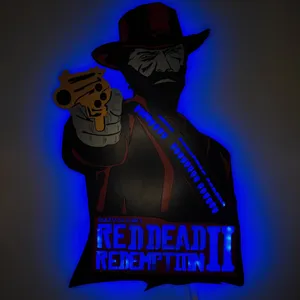 چراغ دیواری طرح رد دد مدل آرتور مورگان