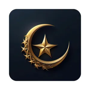 زیر لیوانی کاکتی طرح ماه و ستاره مدل mp53045