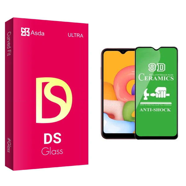 محافظ صفحه نمایش سرامیکی آسدا مدل DS glass مناسب برای گوشی موبایل سامسونگ Galaxy A01