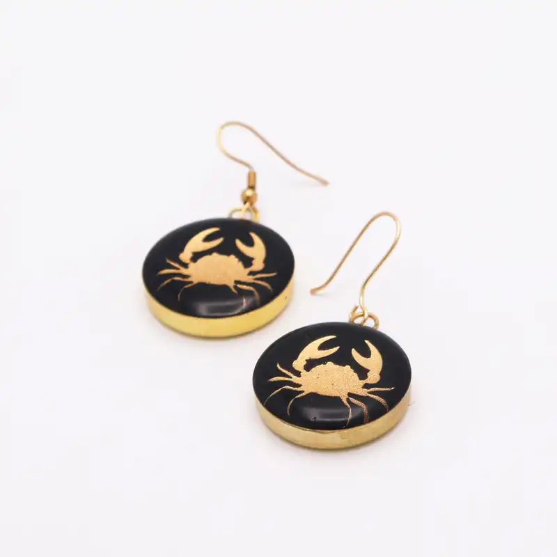 گوشواره زنانه آلتین هنر مدل ماه تیر