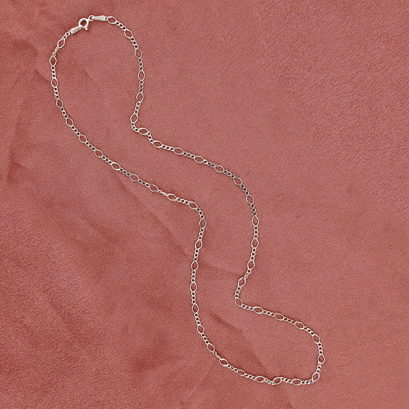 زنجیر نقره مردانه بازرگانی میلادی مدل  شیک کد ZR_103