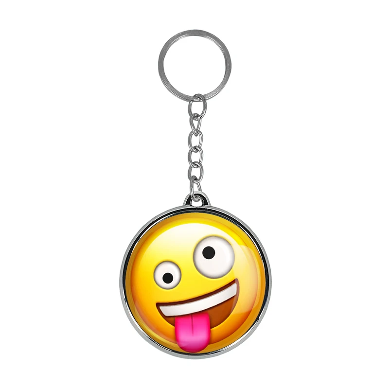 جاکلیدی خندالو طرح ایموجی Emoji مدل دوطرفه کد 2469524690
