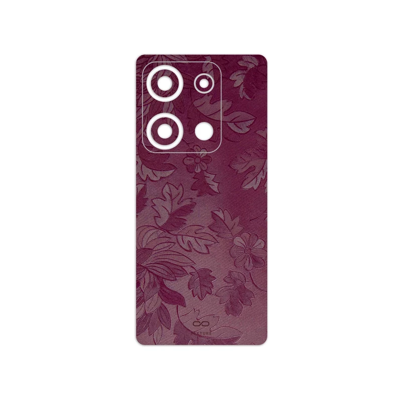 برچسب پوششی ماهوت مدل Red-Wildflower مناسب برای گوشی موبایل شیائومی Redmi Note 14S