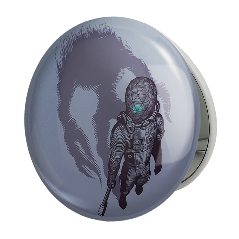 آینه جیبی خندالو طرح بازی دد اسپیس (Dead Space) مدل تاشو کد 35011