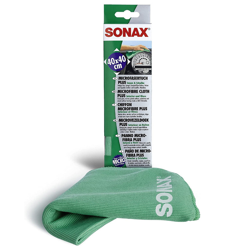 دستمال حوله ای ماکروفایبر خودرو سوناکس مدل 04165410 بسته 2 عددی