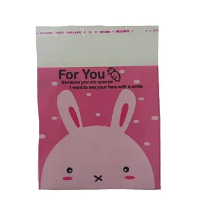 سلفون بسته بندی مدل لبه چسبدار طرح خرگوش تپل 10 × 10 بسته 30 عددی