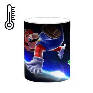 ماگ حرارتی کاکتی مدل بازی سوپر ماریو Super Mario Galaxy کد mgh30579