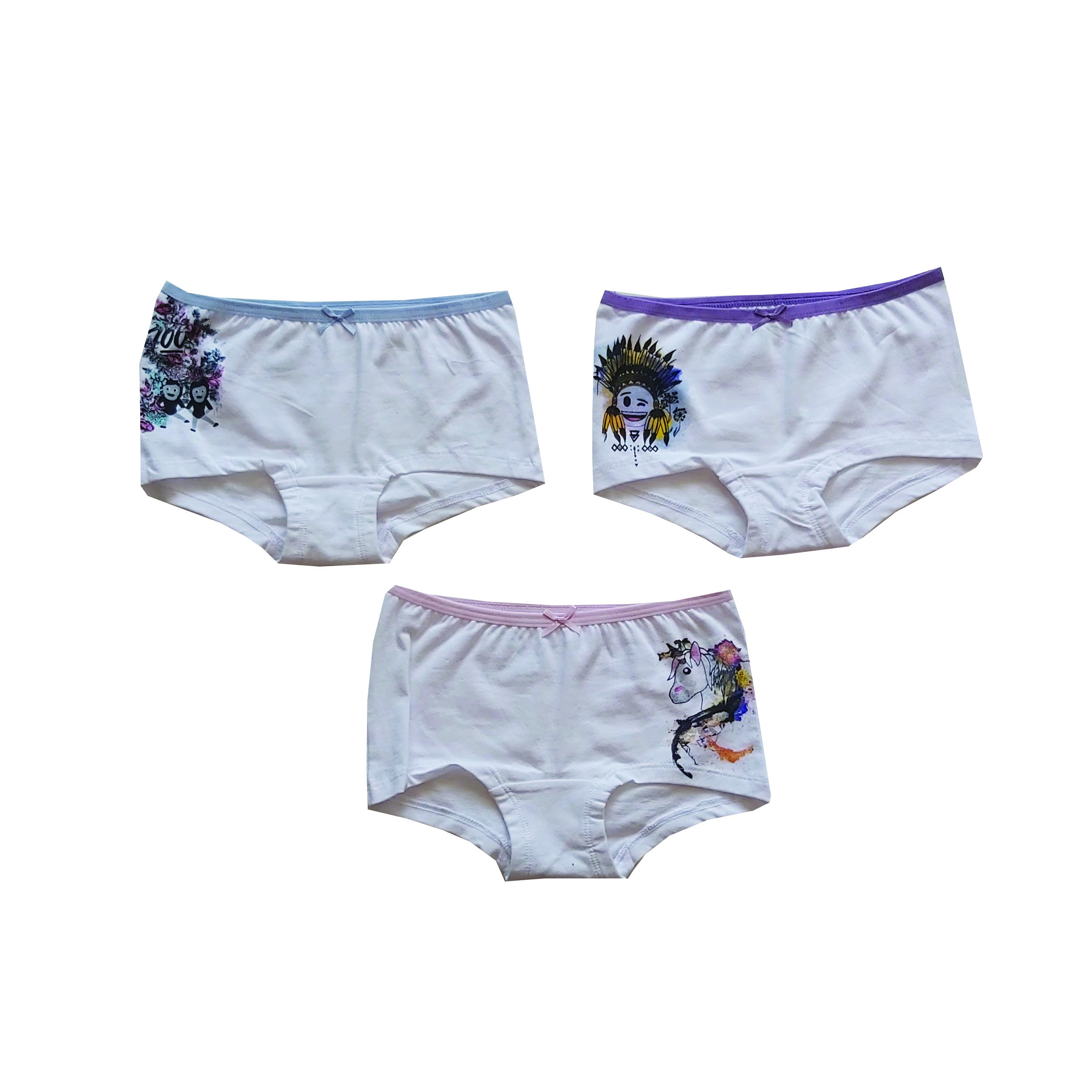 شورت دخترانه مدل 456 مجموعه 3 عددی