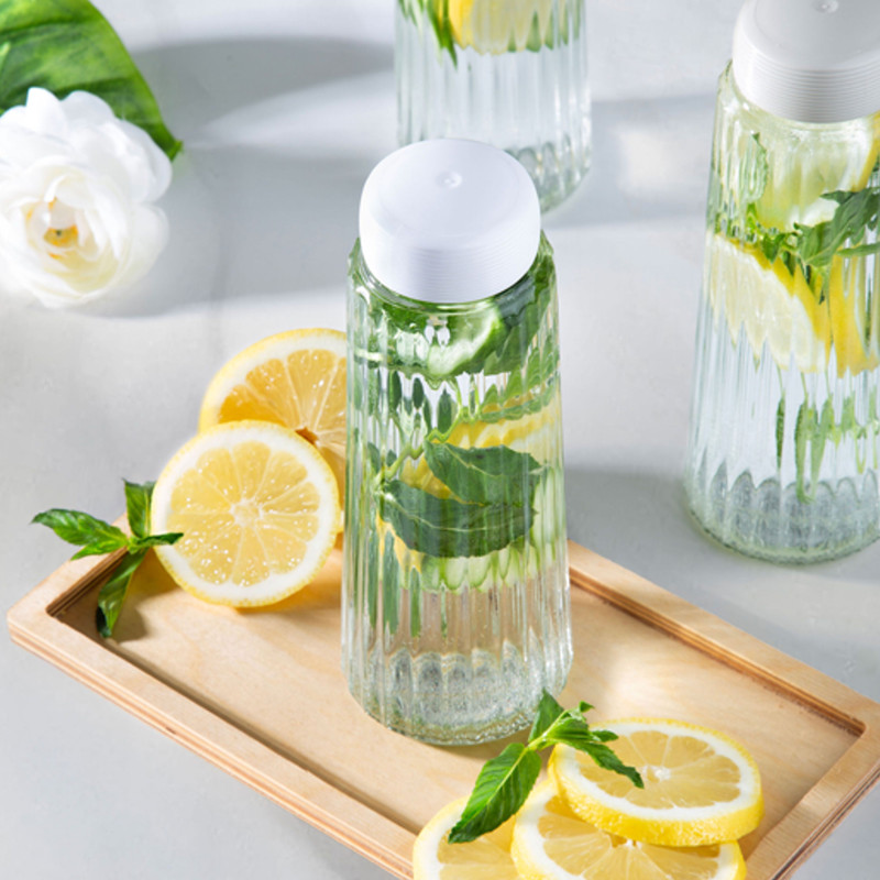 بطری شیشه ای مدل آب نیم لیتری
