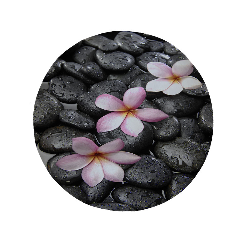 پادری مدل دایره طرح گل کد 5688 سایز 90 × 90 سانتی متر  