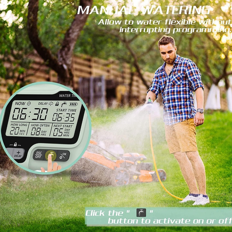 قیمت و خرید تایمر آبیاری مدل Irrigation plus