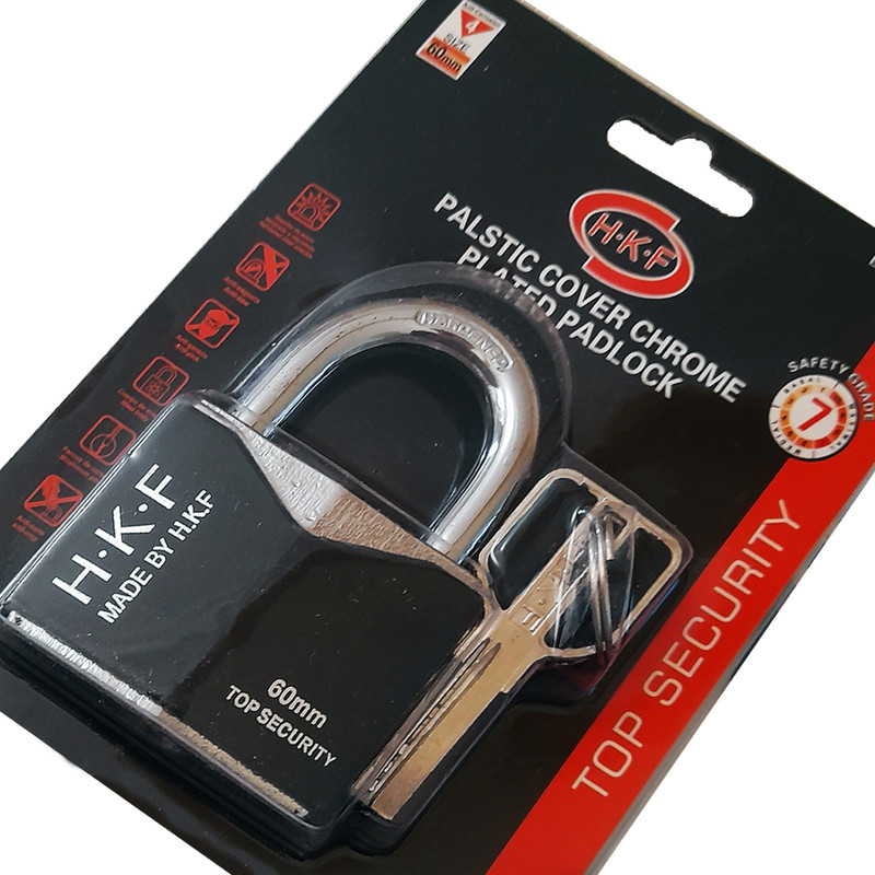 قفل آویز اچ کی اف مدل HT - 6 سایز 60 میلی متر
