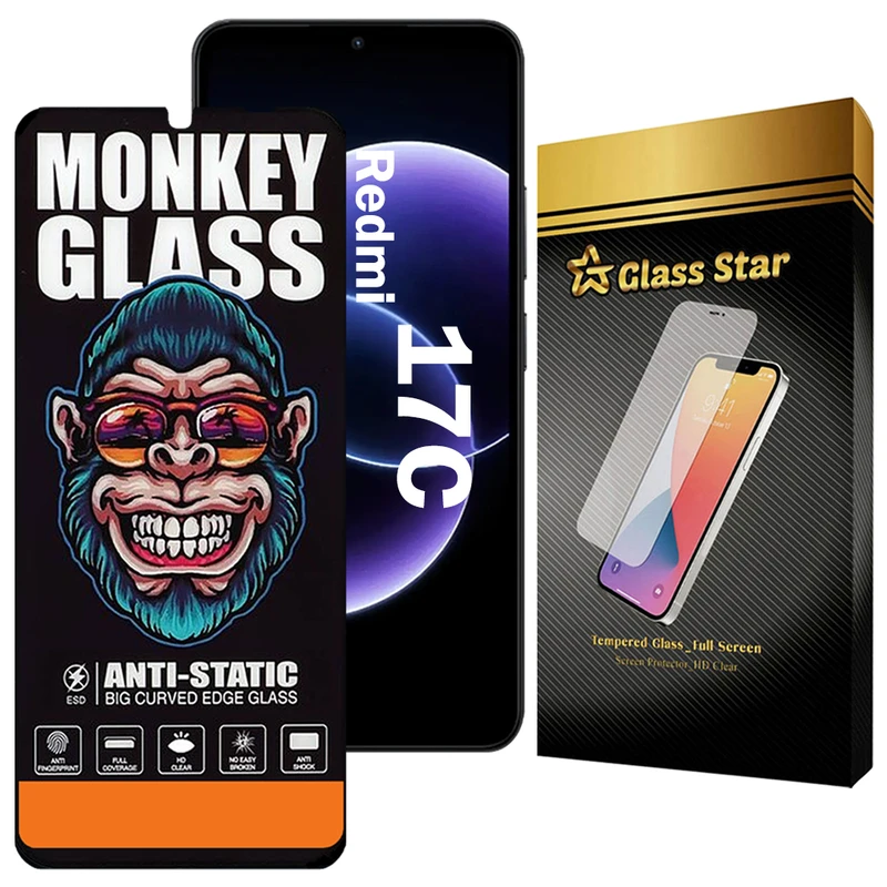 محافظ صفحه نمایش گلس استار مدل MONG مناسب برای گوشی موبایل شیائومی Redmi 17C