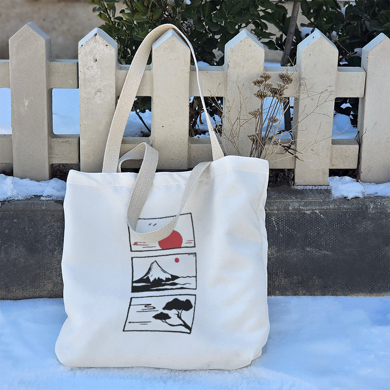 ساک خرید خندالو مدل غروب کد 7965