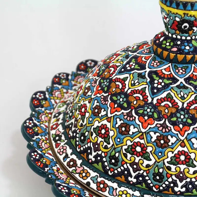 ظرف سرو میناکاری کد 10