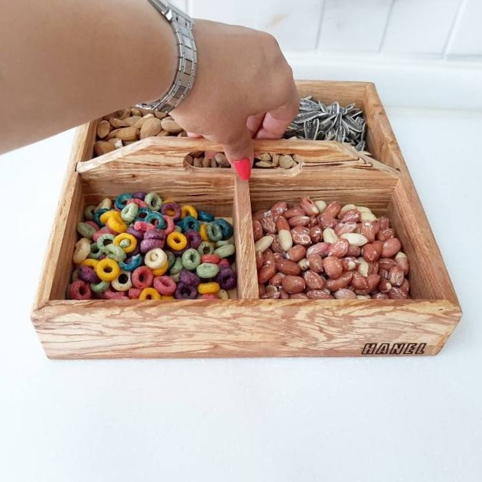اردوخوری مدل چوبی طرح راش کد R4