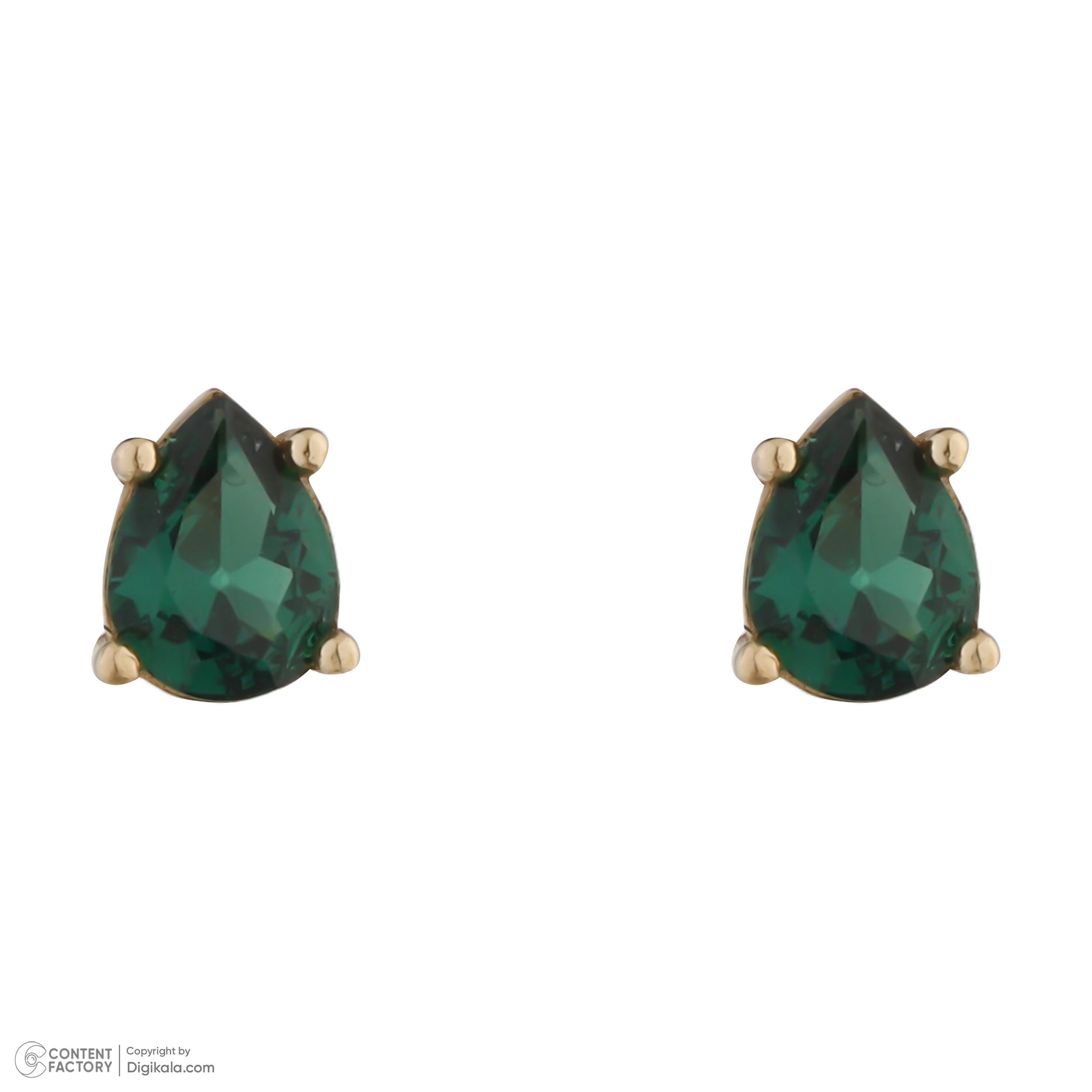 گوشواره میخی طلا 18 عیار زنانه راما مدل e0137