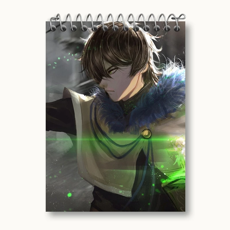 دفتر یادداشت 50 برگ خندالو مدل یونو گرینبریال انیمه Black Clover کد 11720