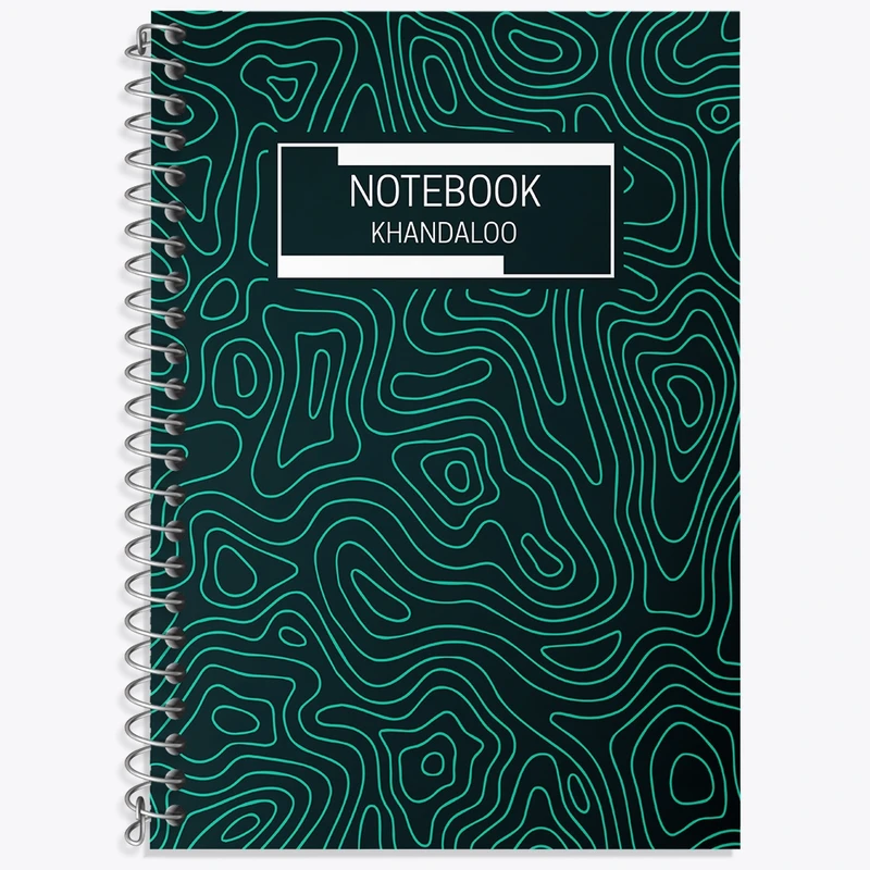 دفتر لغت 50 برگ خندالو طرح پترن کد N343