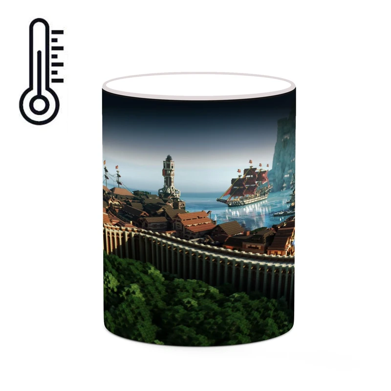 ماگ حرارتی کاکتی طرح ماینکرافت minecraft مدل mgh41041