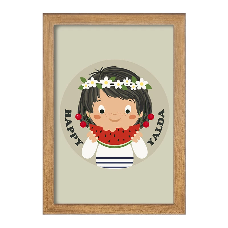 تابلو خندالو مدل شب یلدا  کد 3188