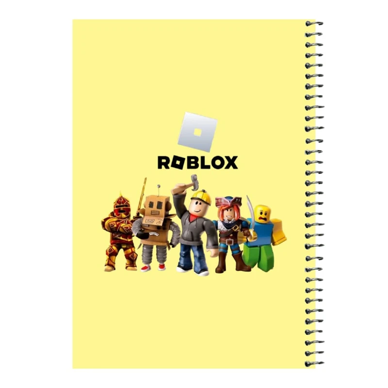 دفتر مشق 80 برگ اس جی مدل روبلاکس  