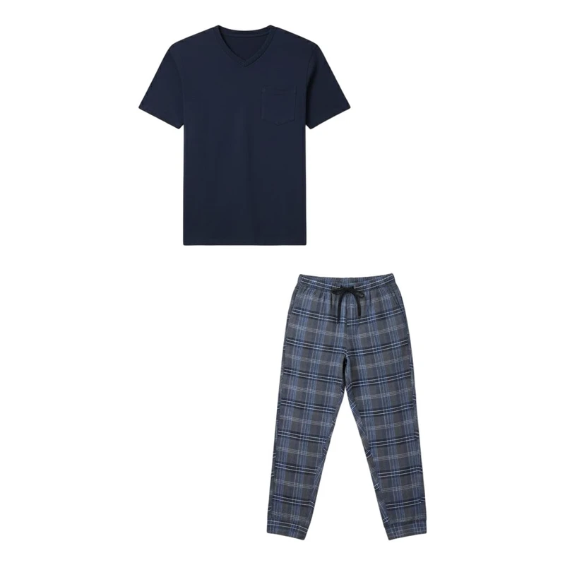 ست تی‌شرت آستین کوتاه و شلوار راحتی مردانه مدل MDSS-CH4838