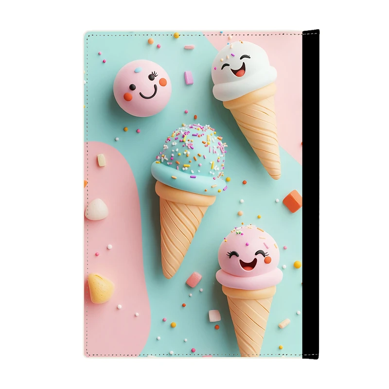 کلاسور پاد آفرین مدل بستنی های خندان کیوت کد 574