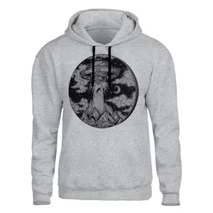 هودی مردانه مدل فضانورد کد B38 رنگ طوسی