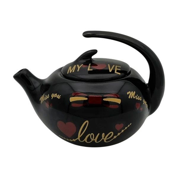 قوری مدل ارکیده کد 11212xlove گنجایش 350 میلی لیتر