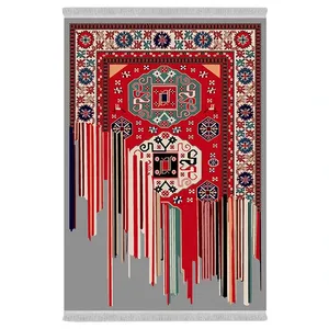 فرش پارچه‌ای دفه مدل فرشینه طرح مدرن کد 008
