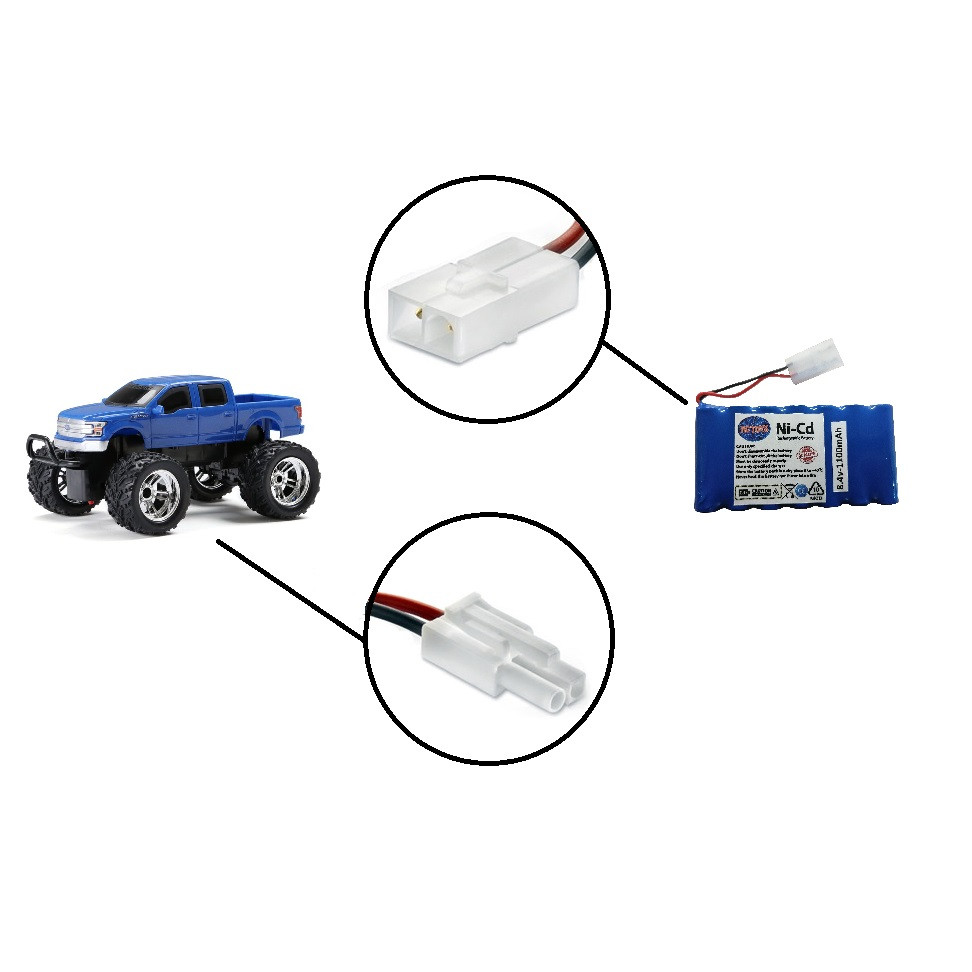 باتری ماشین کنترلی مدل RCT-8.4v-1100-SM به همراه سوکت TAMYA دوپین