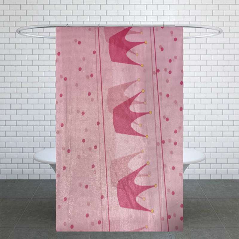 پرده حمام کد PH169 سایز 170x180 سانتی متر