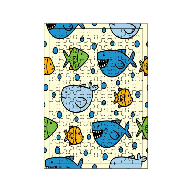 پازل 117 تکه مدل ماهی کد 1745